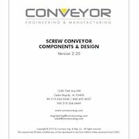 Conveyor Engineering Screw Conveyor Manual 2 2 Sq - Screw Conveyor Parts