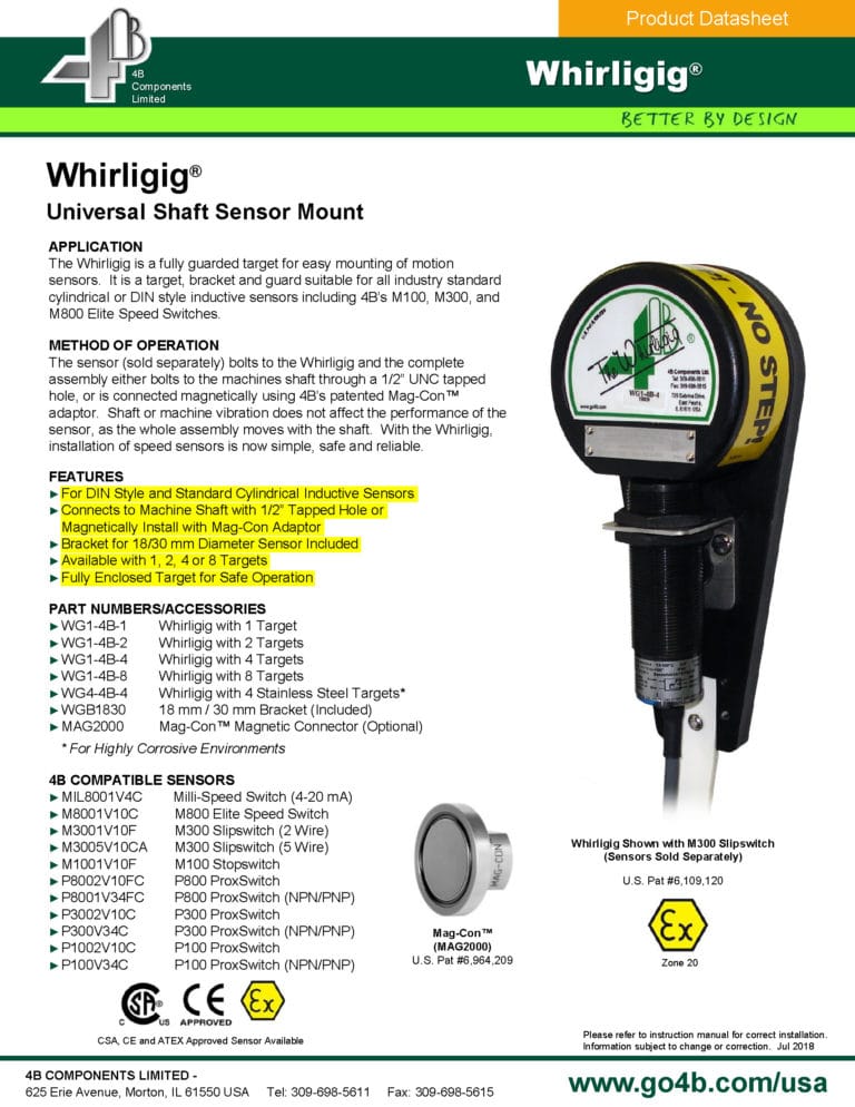 4B Whirligig Brochure