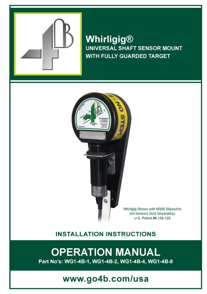 4b Whirligig Operation Manual Cover Scaled - Screw Conveyor Parts