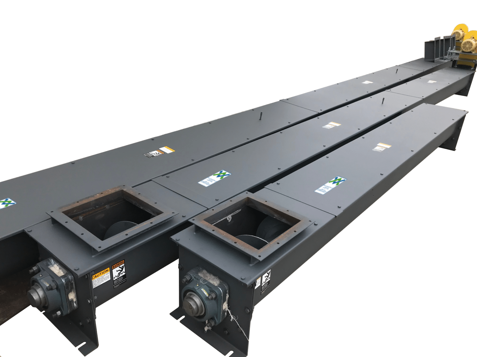 6" Diameter x 10ft0in Screw Conveyor Kit with 1 1/2" dia shafts