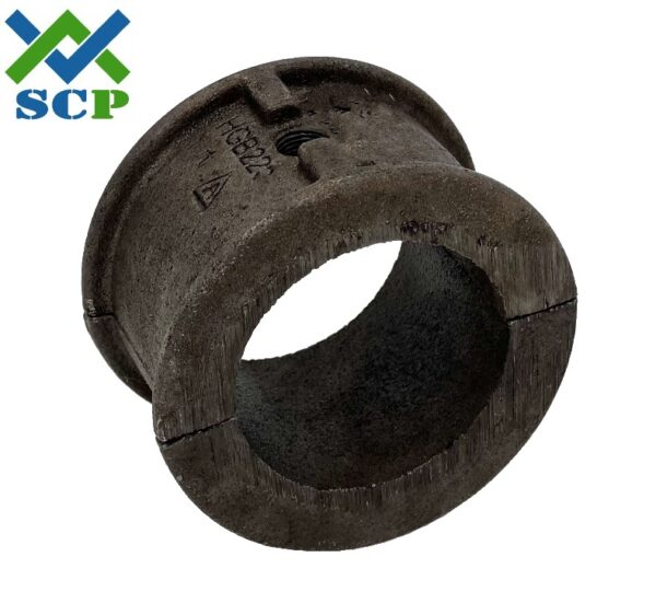 Cojinete de suspensión, estilo 226, tamaño de eje de 1 1/2", hierro duro - perforado para tubería de aceite