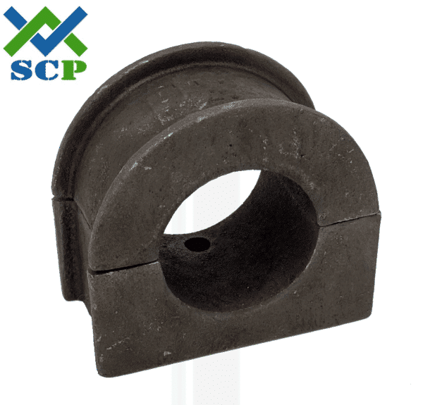 Cojinete de suspensión, estilo 216, tamaño de eje de 1 1/2", hierro duro - perforado para tubería de aceite