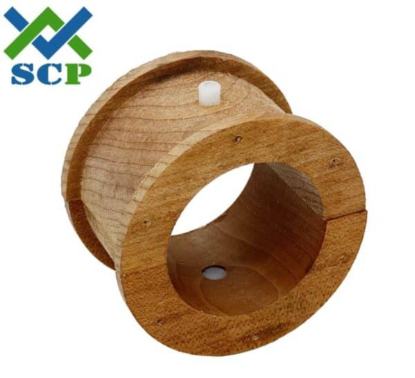 Cojinete de suspensión, estilo 226, tamaño de eje de 1 1/2", madera