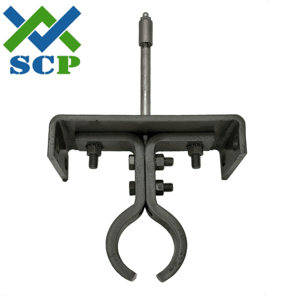 Colgador, canal en U, 226 con tubería de aceite, 6" de diámetro, tamaño de eje de 1 1/2"