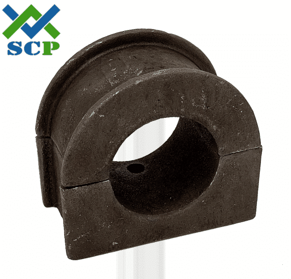 Cojinete de suspensión, estilo 216, tamaño de eje de 2 7/16", hierro duro - perforado para tubería de aceite