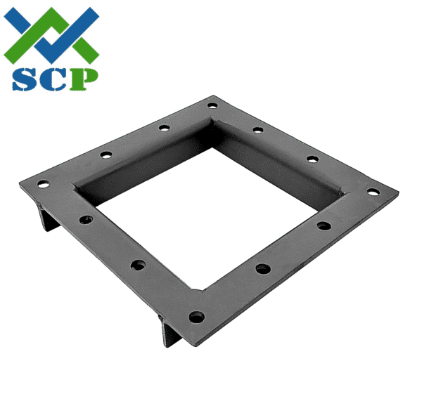 Entrada, Cuadrada, 6" de Diámetro, Acero Inoxidable (304SS)